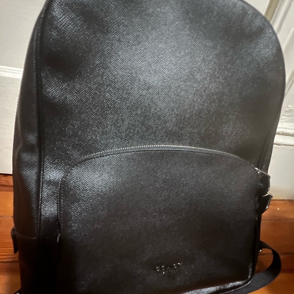 New Unisex Coach Leather Bookbag - Picture 3 of 7